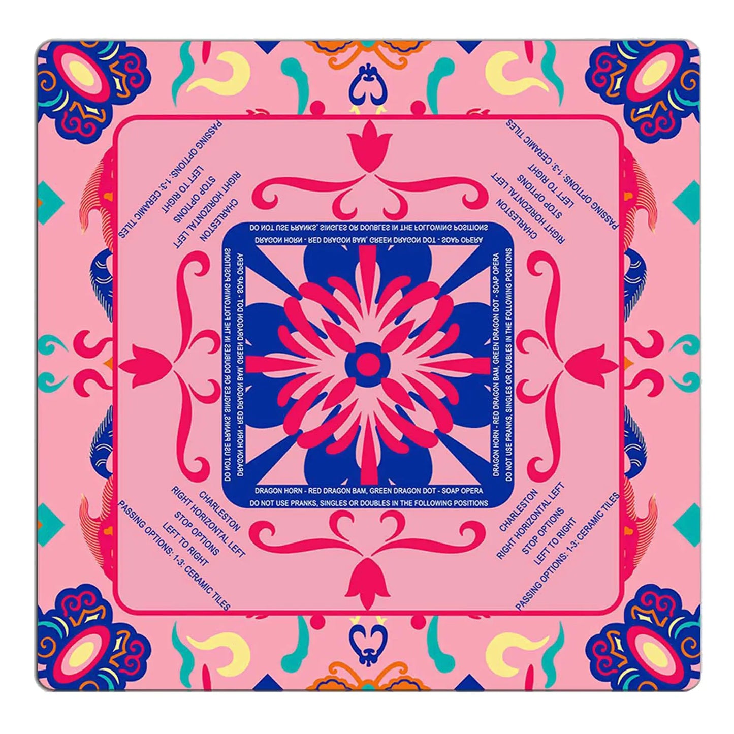 Pink Preppy Mahjong Mat