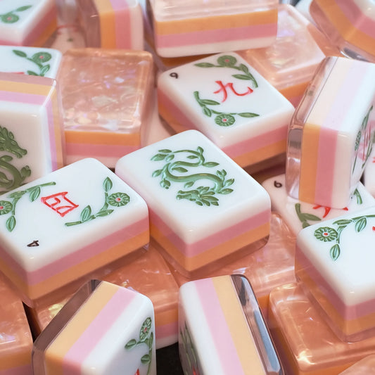 Blossom Shimmer Garden Party Mahjong Set