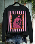 Bird Bam Cheers Peacock Graphic Sweatshirt