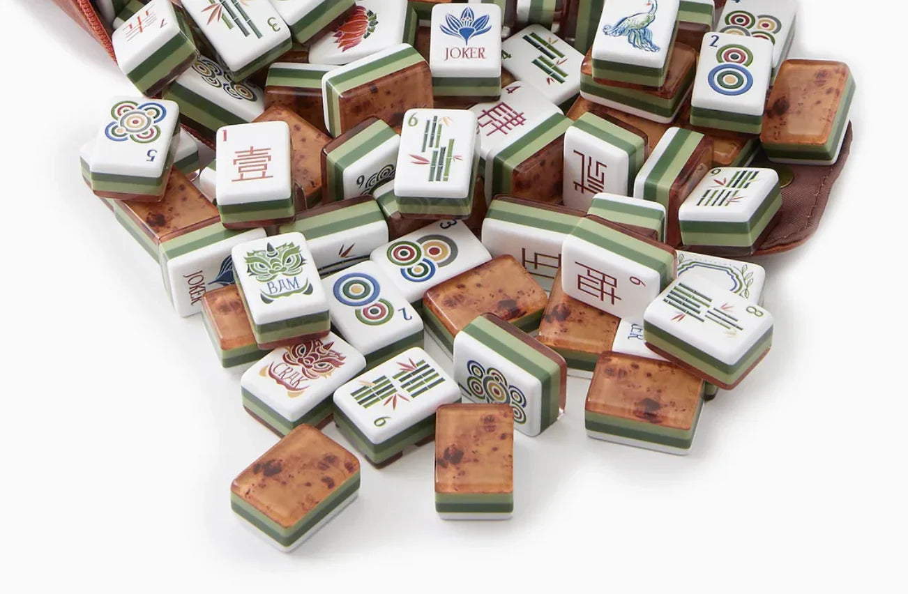 Burl Wood Design American Mahjong Set