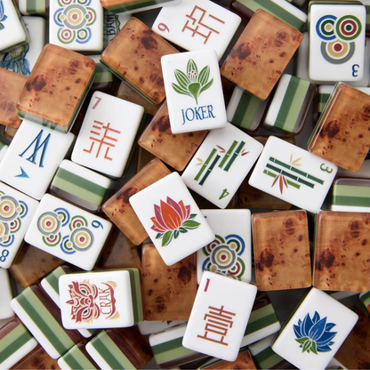Burl Wood Design American Mahjong Set