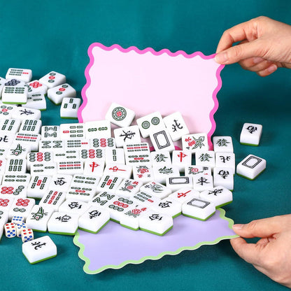 Pastel Mahjong Shuffler Cards