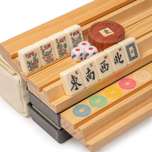 Classic Wooden Mahj Racks