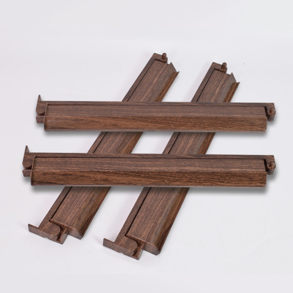 Tortoiseshell Mahjong Racks with Pushers (4-Pack)