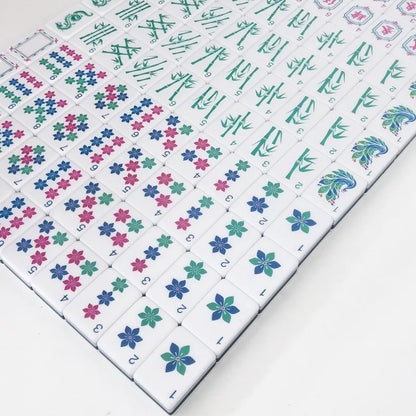 Mint Blossom Seal Mahjong Set