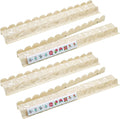 Mother-of-Pearl Acrylic Mahjong Racks Pushers Set of 4