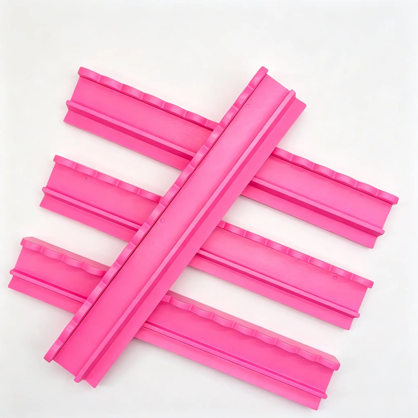 20" Wooden Mahjong Racks with Pushers 4-Pack