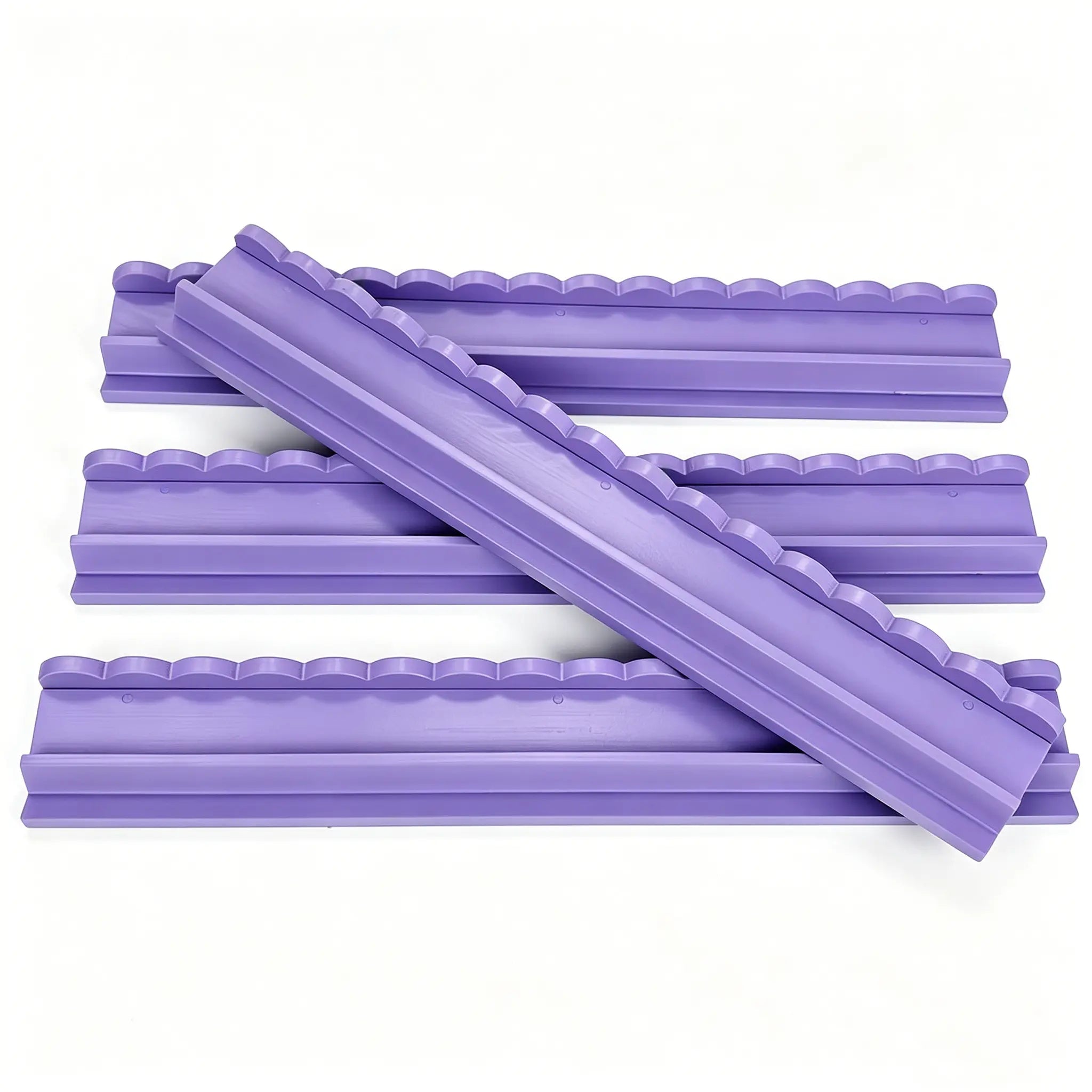 20" Wooden Mahjong Racks with Pushers 4-Pack