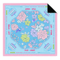 Preppy Floral Charleston Guide Mahjong Mat