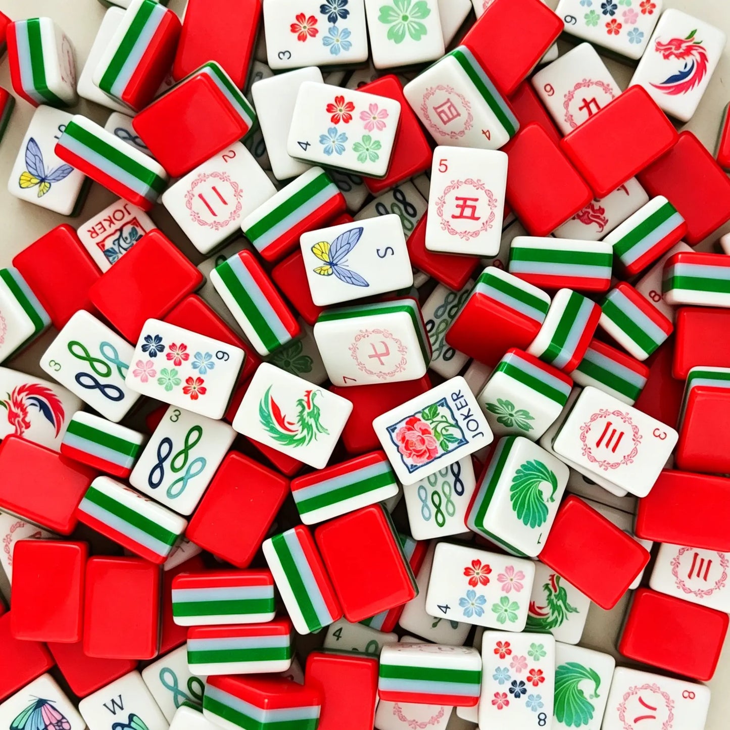 Garden Party Botanical Mahjong Set