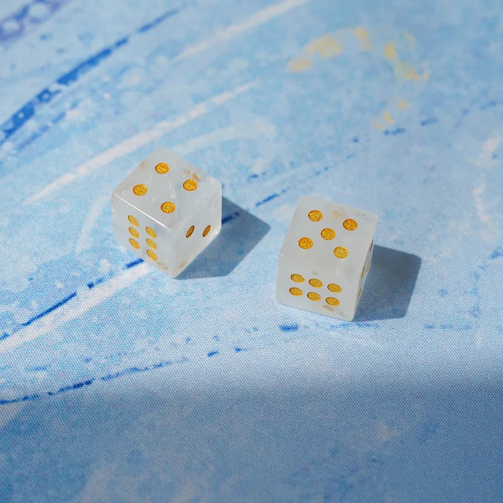 Crystal Gemstone Luxury Mahjong Dice