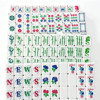 Whimsical Circus Celebration Mahjong Set