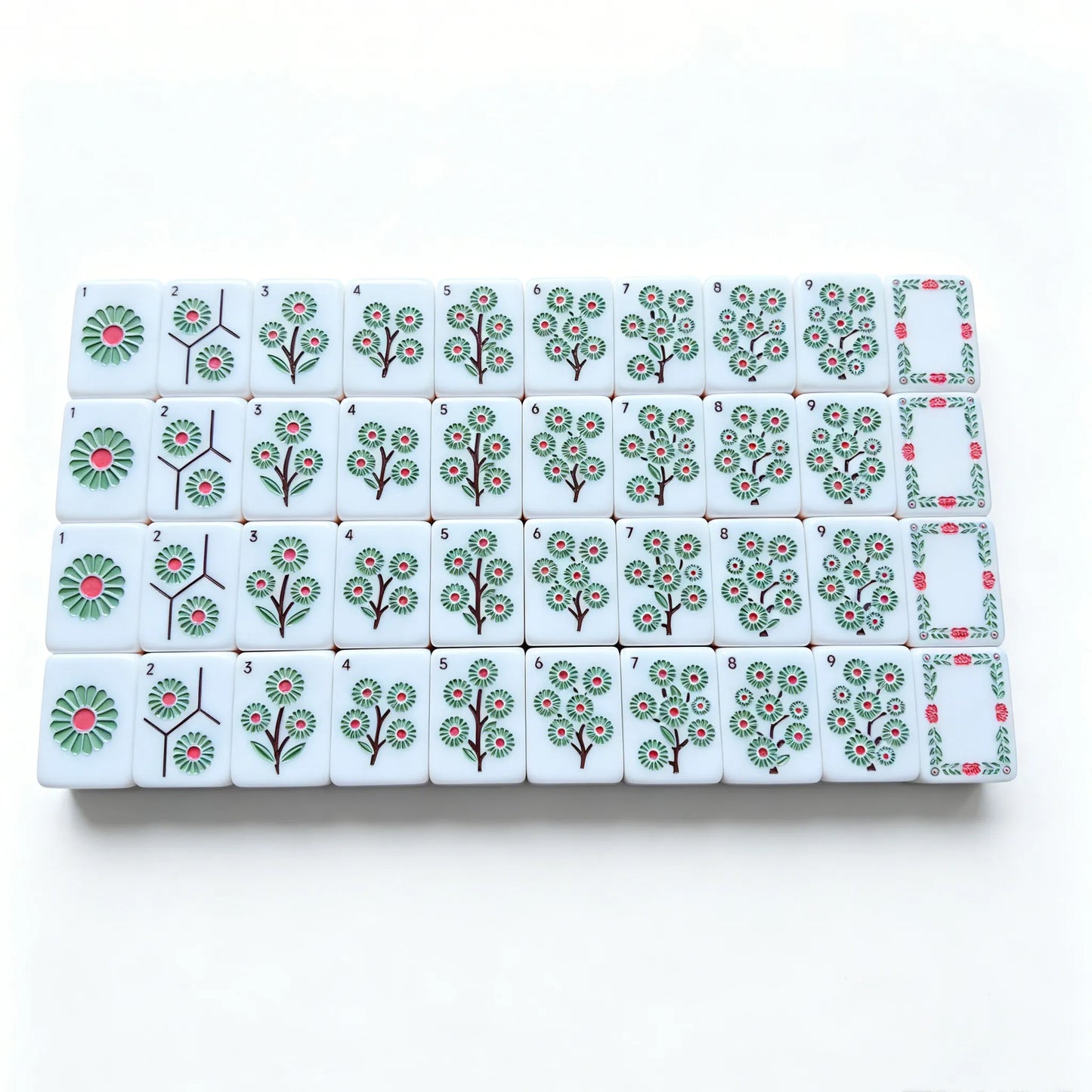 Blossom Shimmer Garden Party Mahjong Set