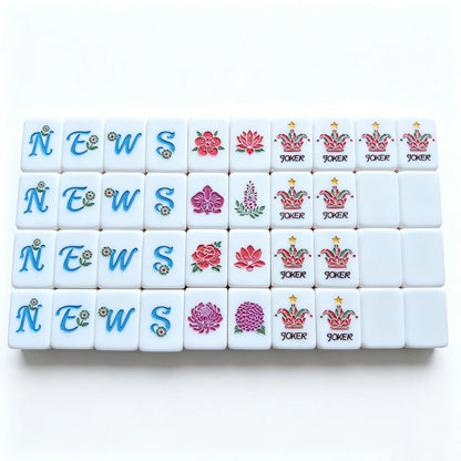 Blossom Shimmer Garden Party Mahjong Set