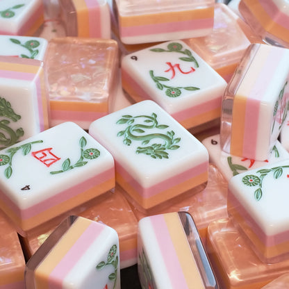 Blossom Shimmer Garden Party Mahjong Set
