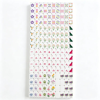 Pink Blossom Garden Mahjong Set