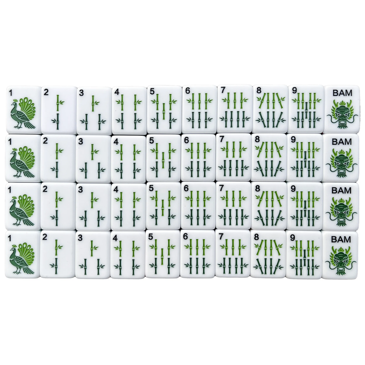 Forest Storm Wildlife Mahjong Set