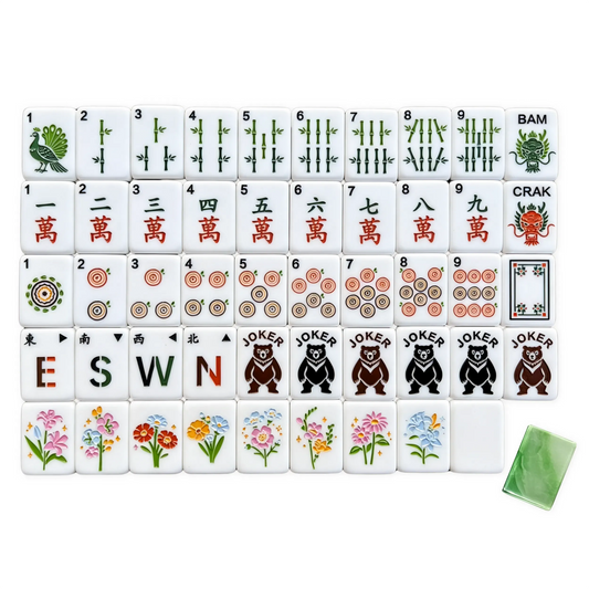 Forest Rippling Jade Mahjong Set