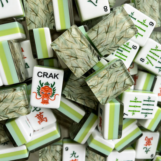 Wildwood Bamboo Bear Heritage Mahjong Set