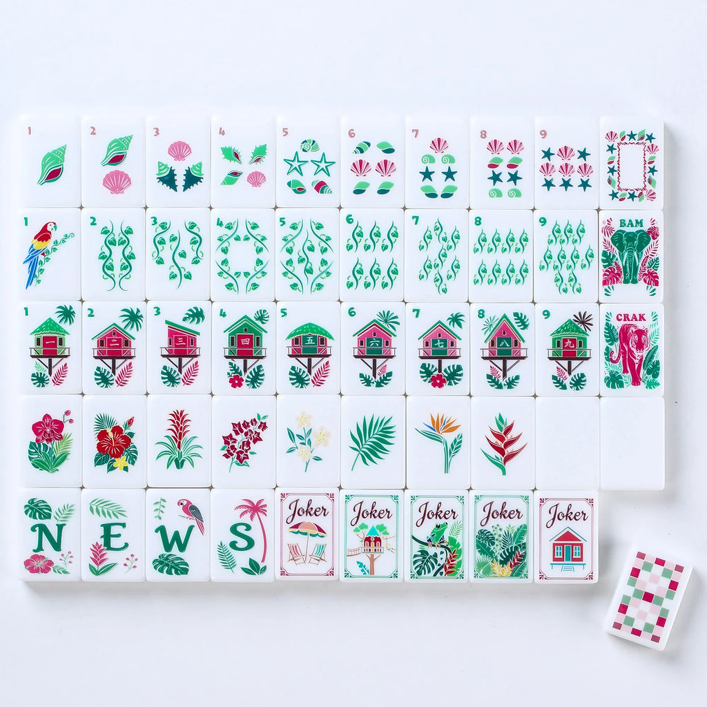 Tropical Jungle Mahjong Set