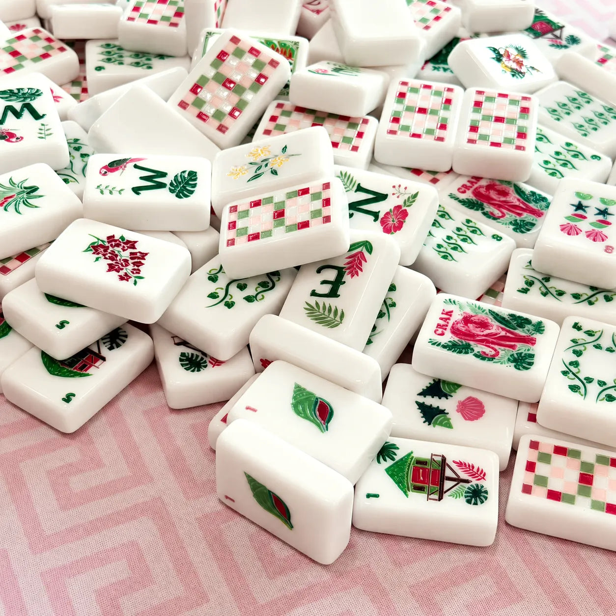 Tropical Jungle Mahjong Set