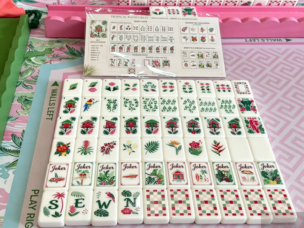 Tropical Jungle Mahjong Set