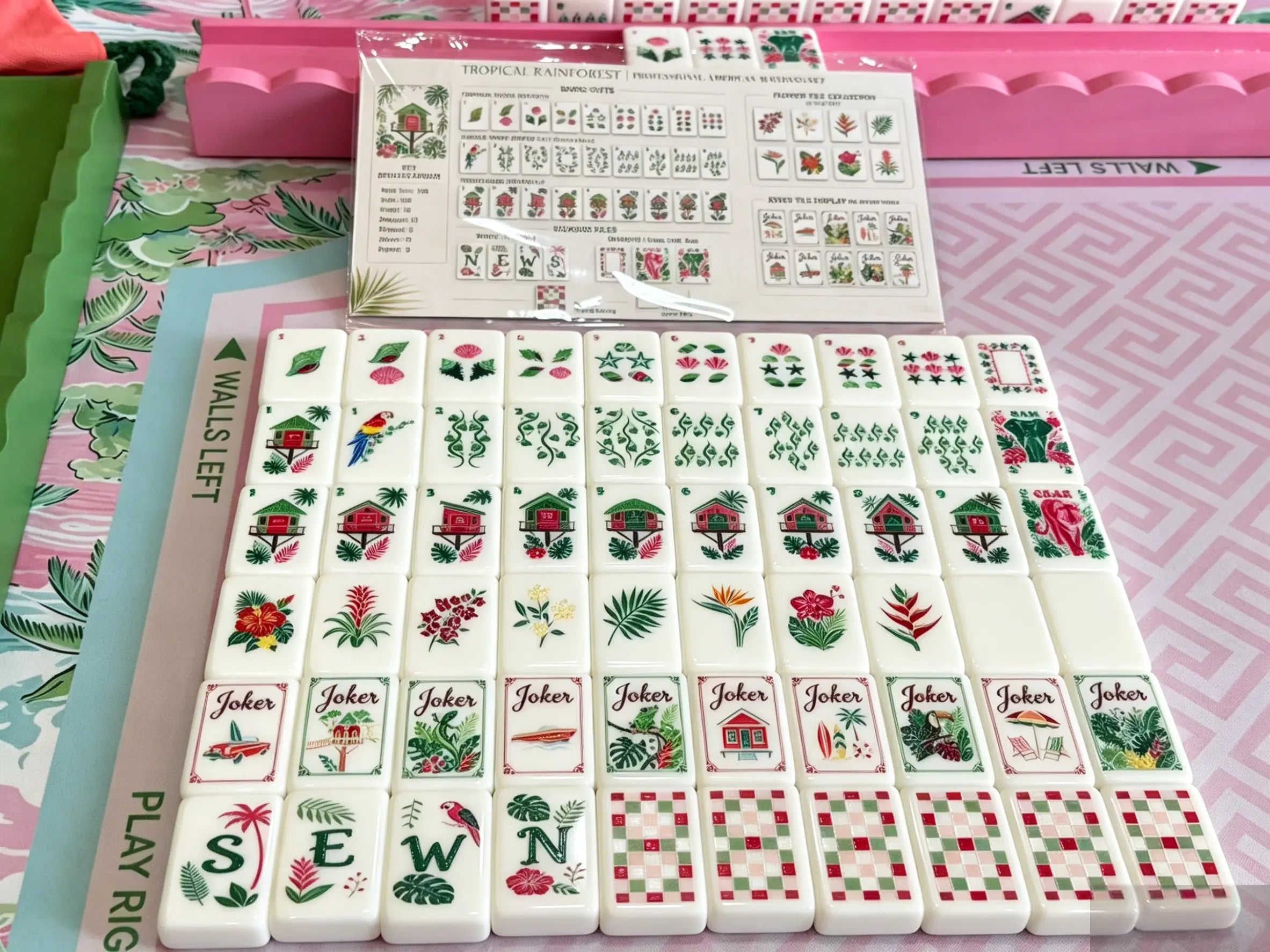 Tropical Jungle Mahjong Set