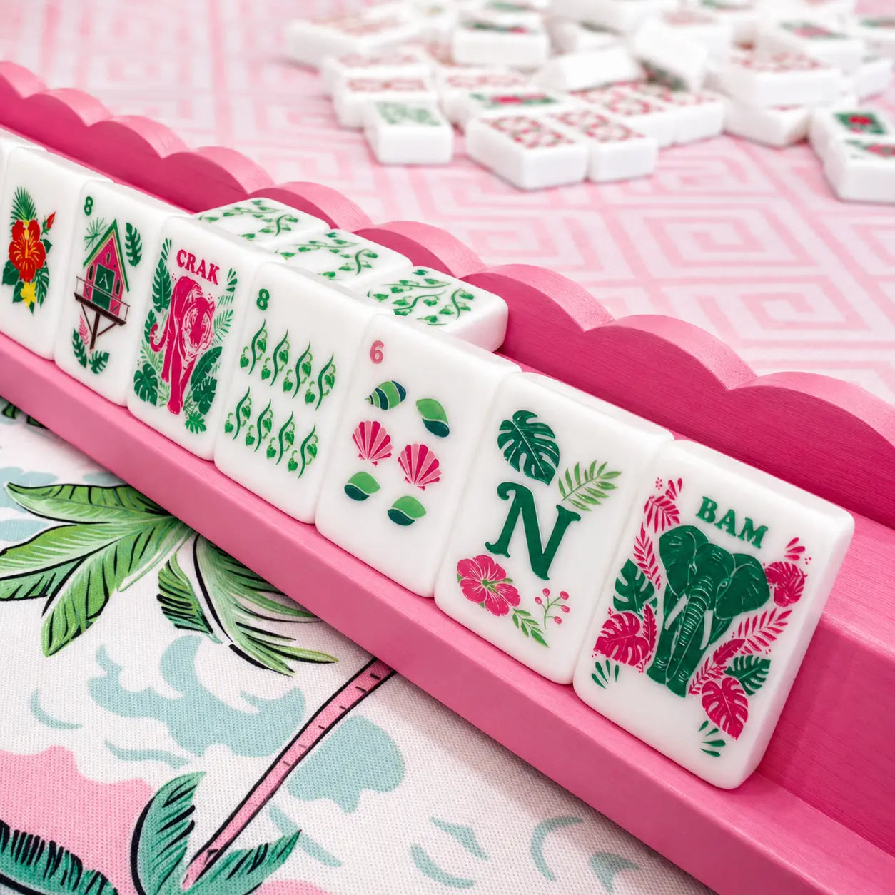 Tropical Jungle Mahjong Set