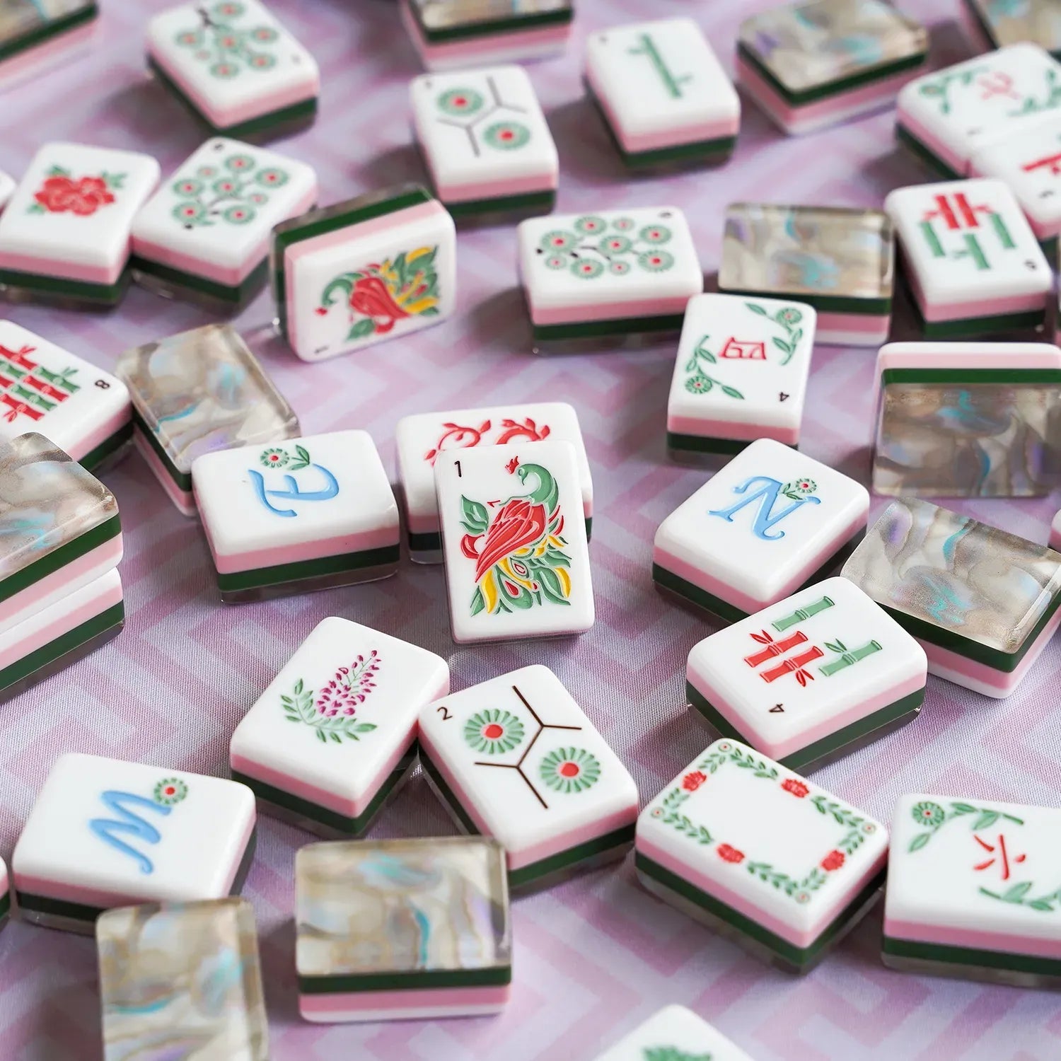 Mirage Aurora Botanical Garden Mahjong Set