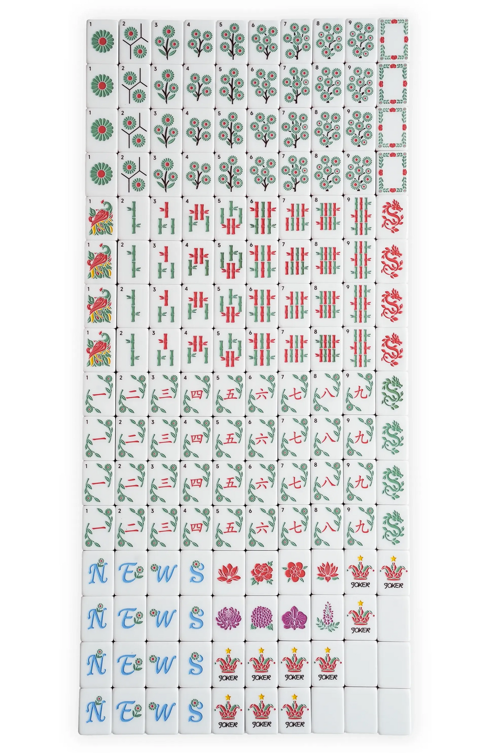 Mirage Aurora Botanical Garden Mahjong Set