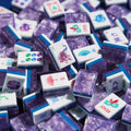 Lavender Shimmer Masquerade Mahjong Set
