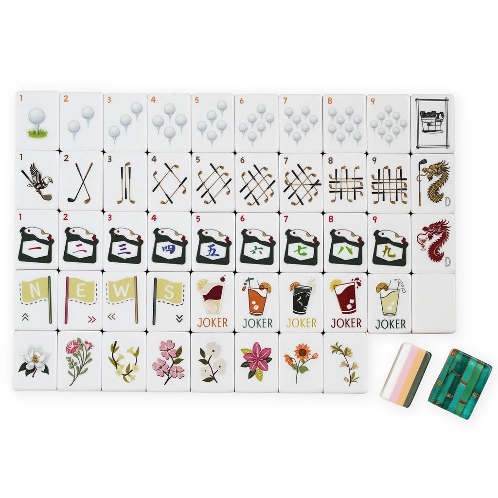 Country Club Golf Heritage Mahjong Set