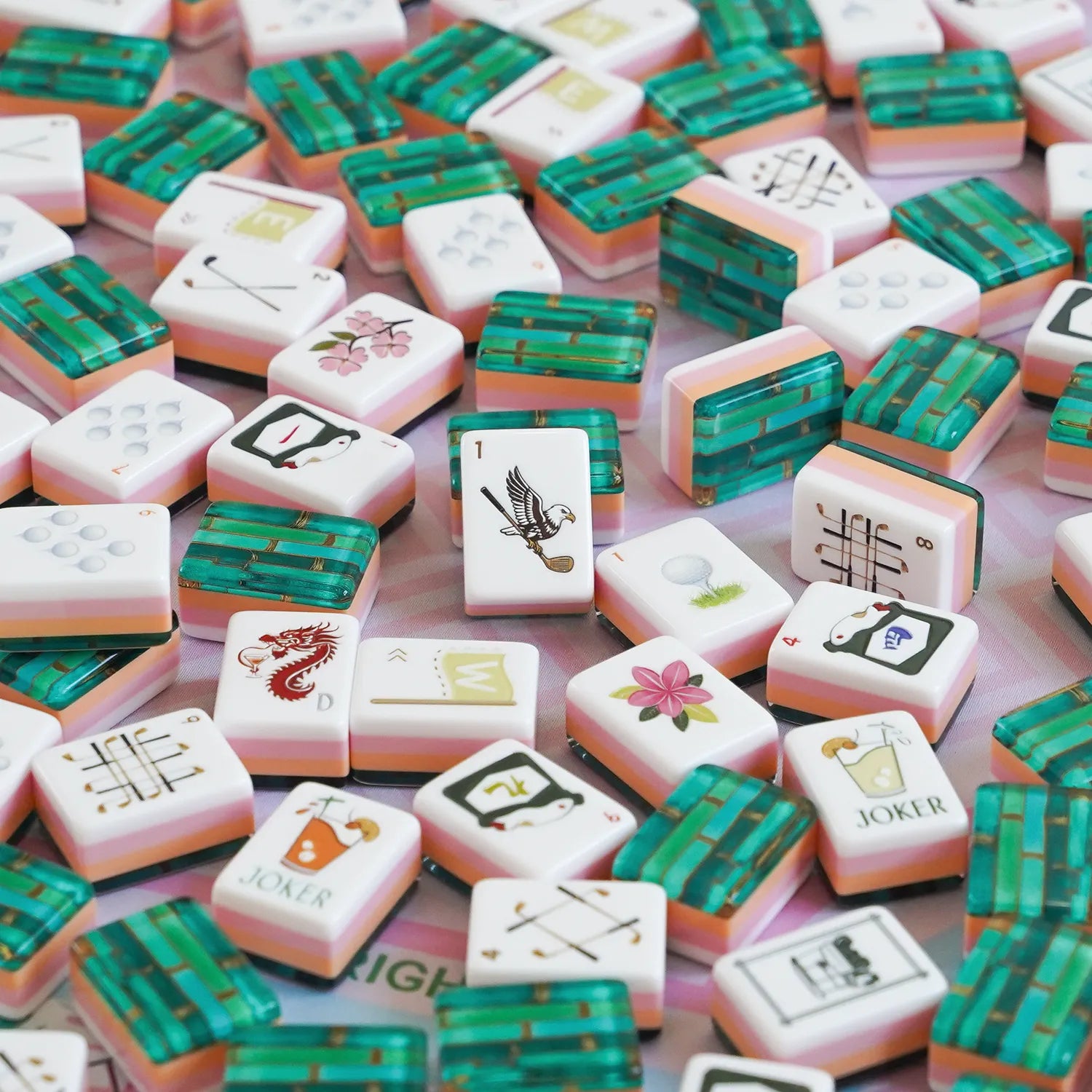 Country Club Golf Heritage Mahjong Set