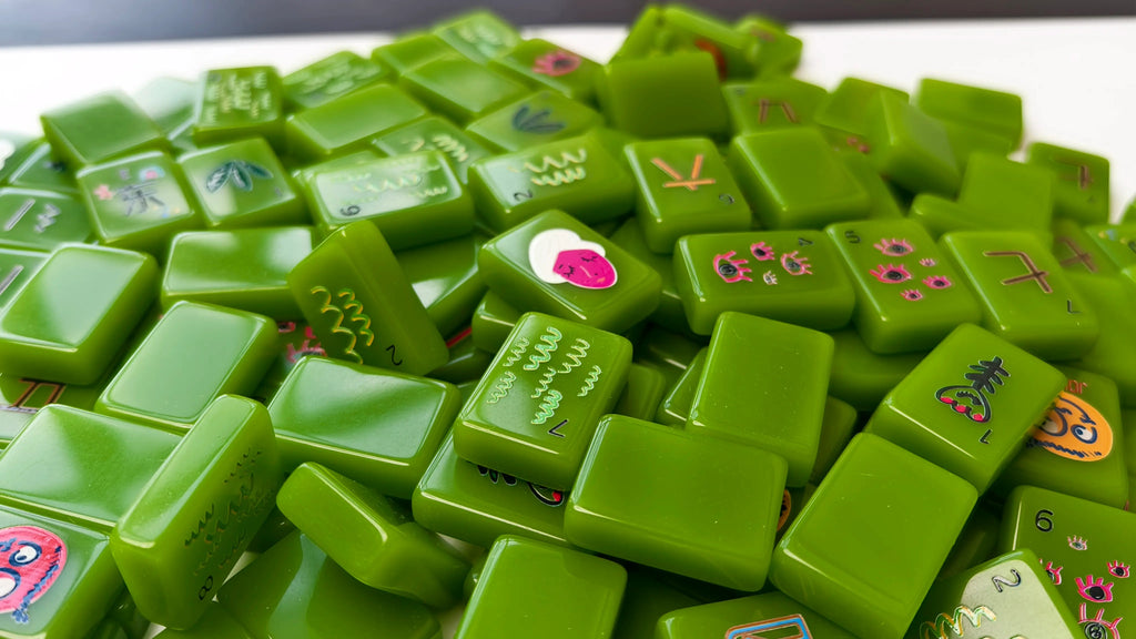 Avocado Jelly Pop Art Mahjong Set