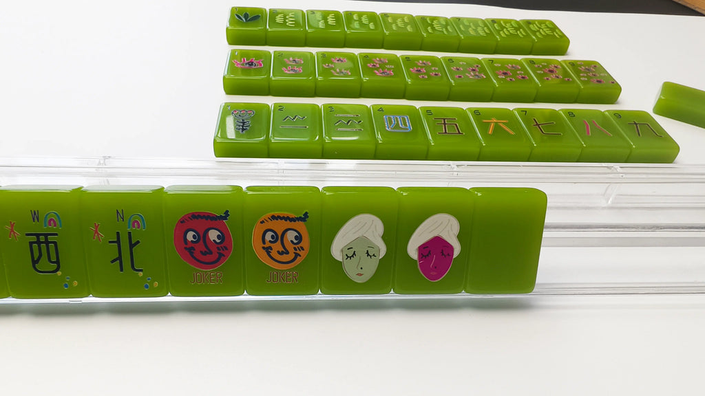 Avocado Jelly Pop Art Mahjong Set