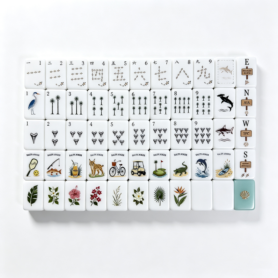 Florida Coastal Resort Mahjong Set
