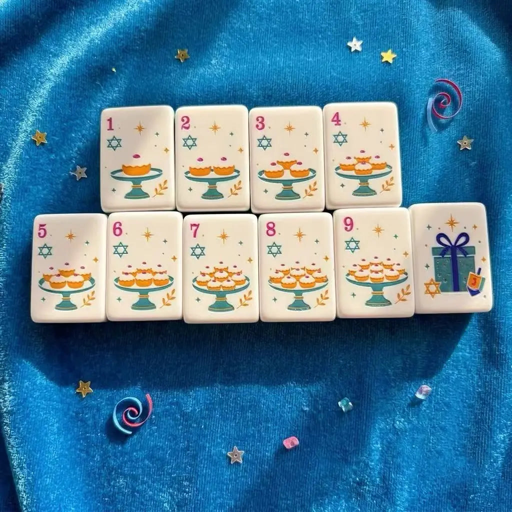 Festival Hanukkah Mahjong Set