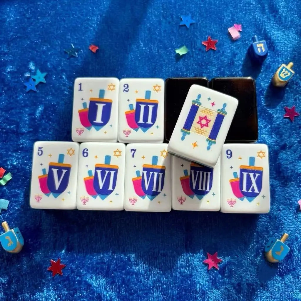 Festival Hanukkah Mahjong Set