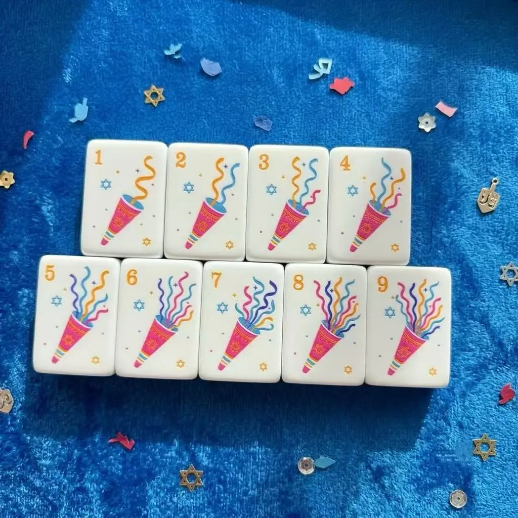 Festival Hanukkah Mahjong Set