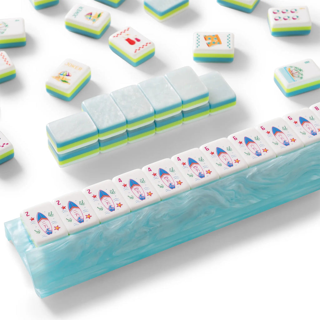 Sunny Beach Day Mahjong Tiles
