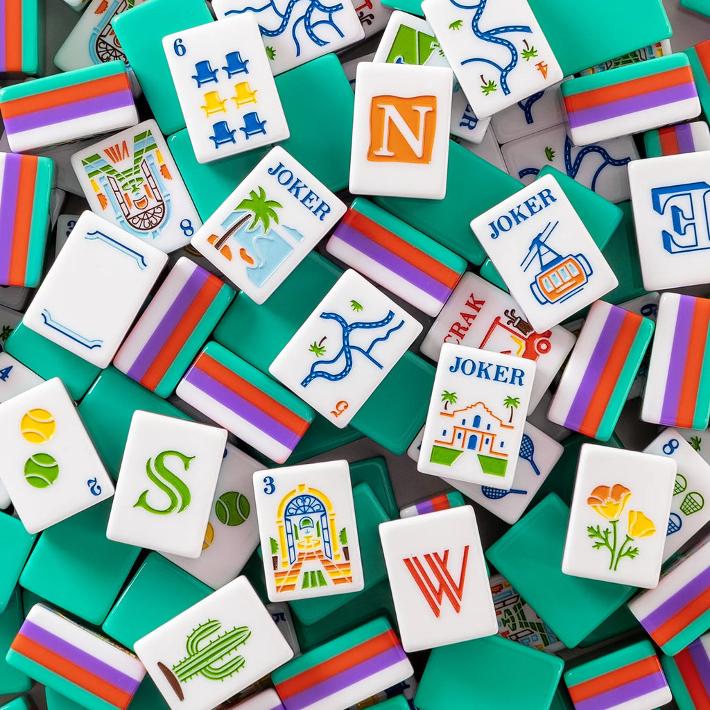 Palm Springs Estate Mahjong Tiles