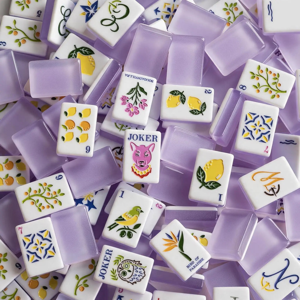 Lemon Grove Jelly American Mahjong Tiles