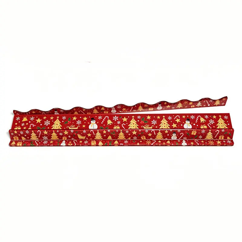 Christmas Acrylic Mahjong Racks with Pushers  20" Set of 4