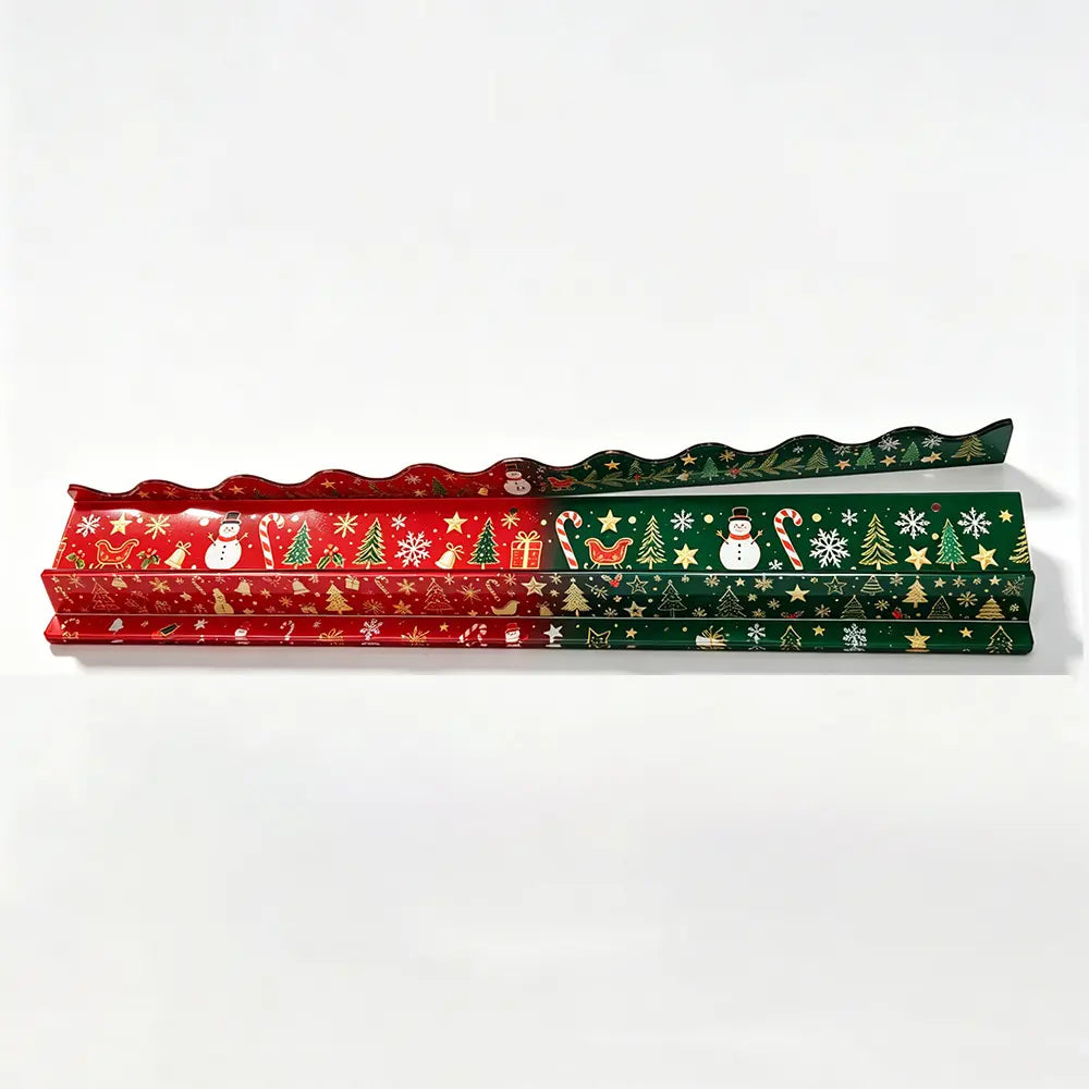 Christmas Acrylic Mahjong Racks with Pushers  20" Set of 4