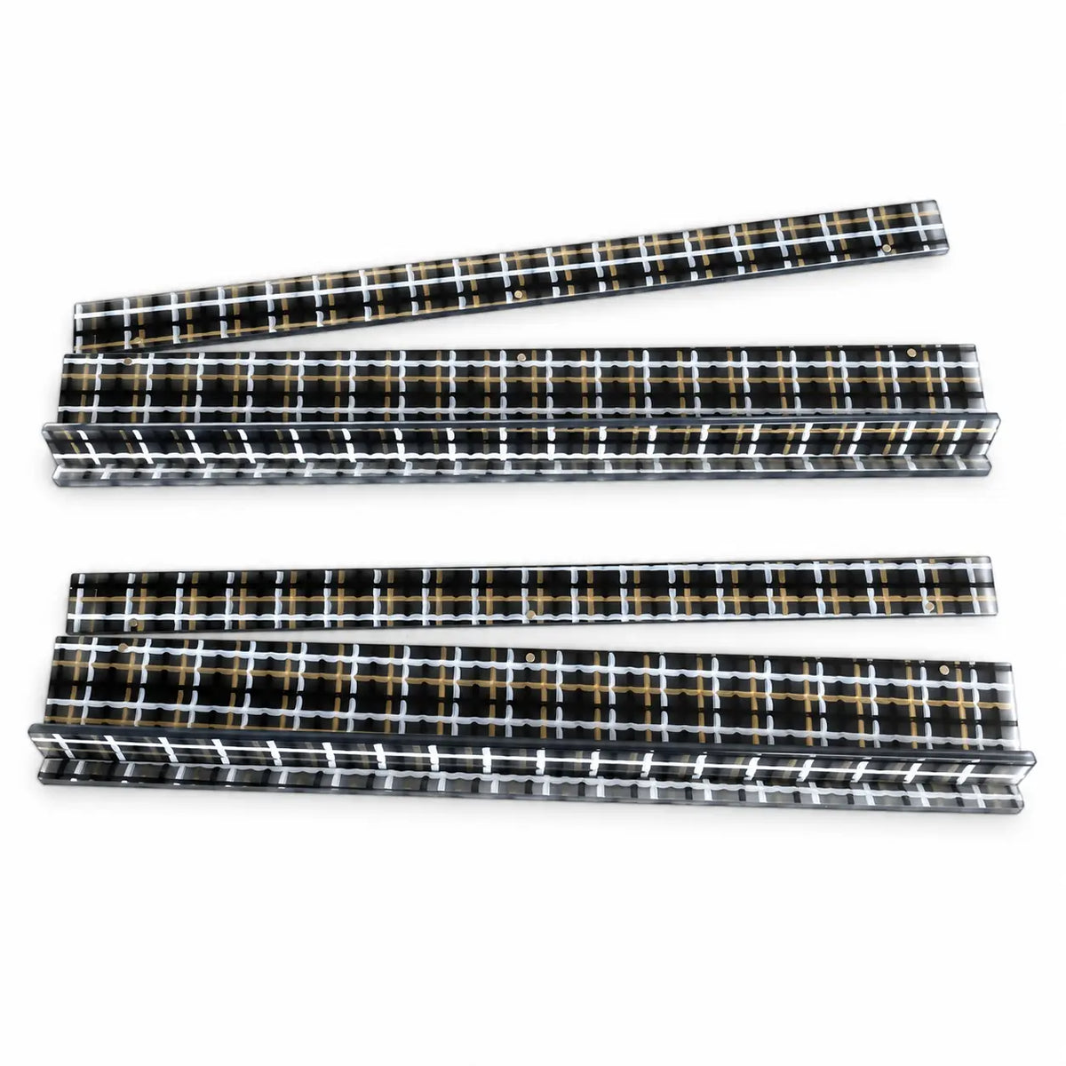 Plaid 20" American Mahjong Racks With Pushers