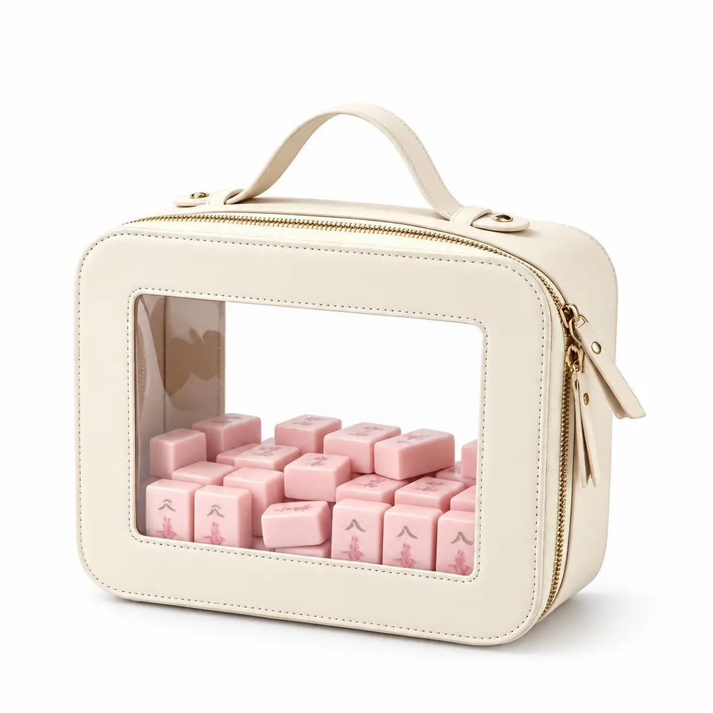 Leather Mahjong Tile Bag