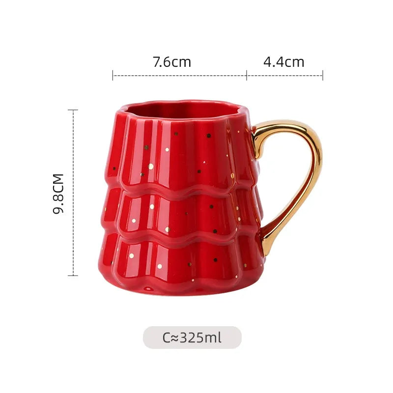 Christmas Tree Ceramic Mug