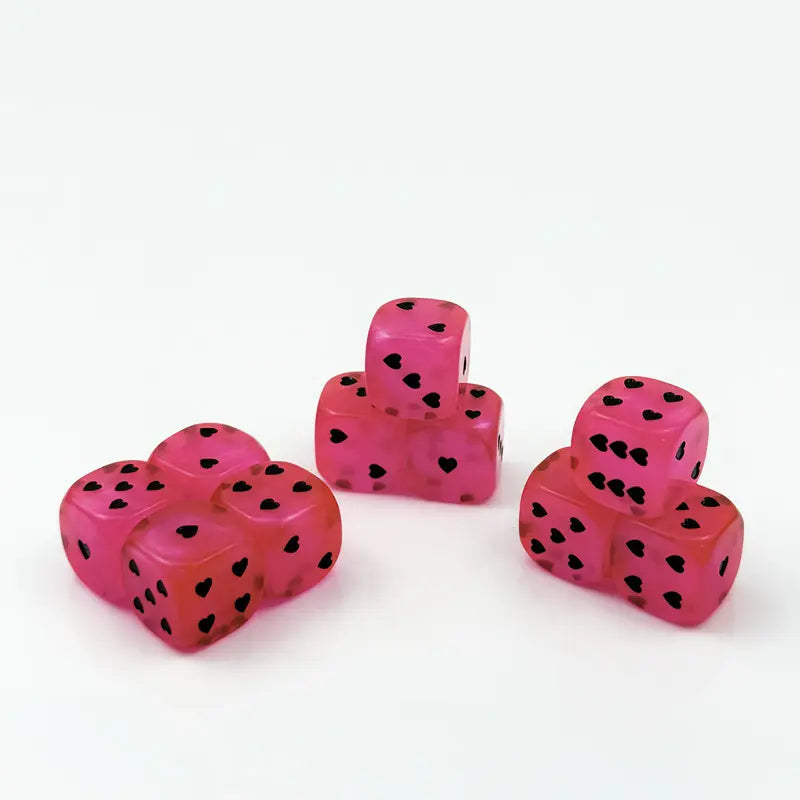 Dragon Fruit Pink Mahjong Dice