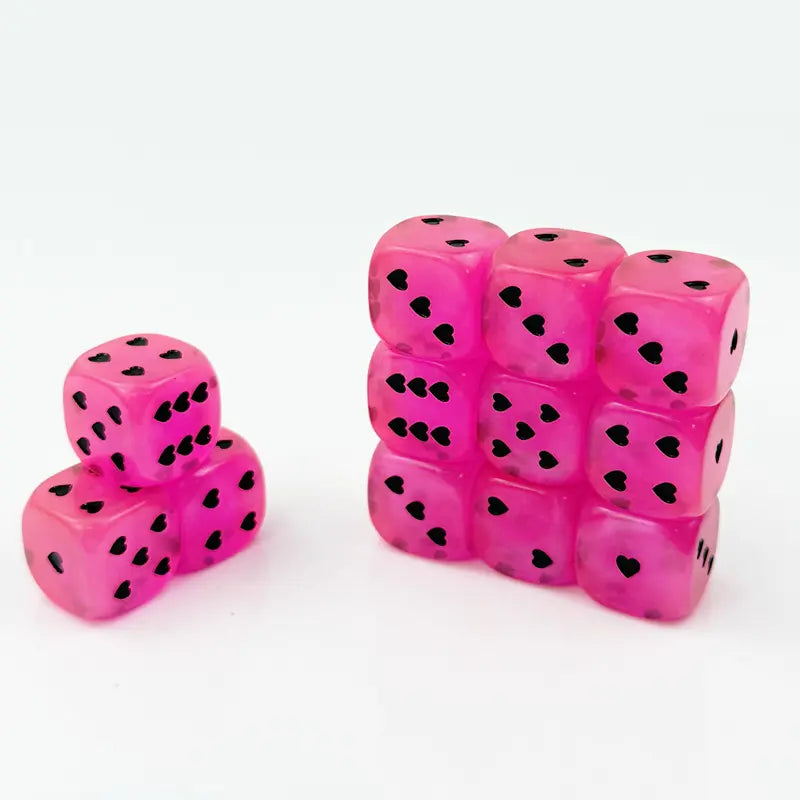 Dragon Fruit Pink Mahjong Dice