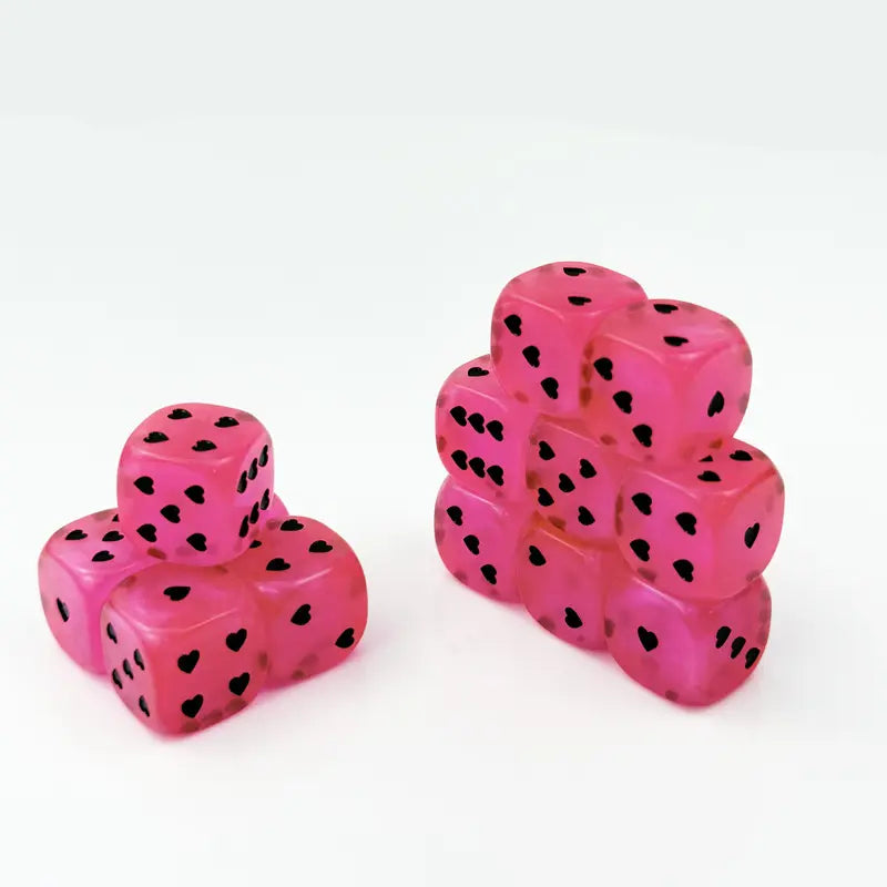 Dragon Fruit Pink Mahjong Dice